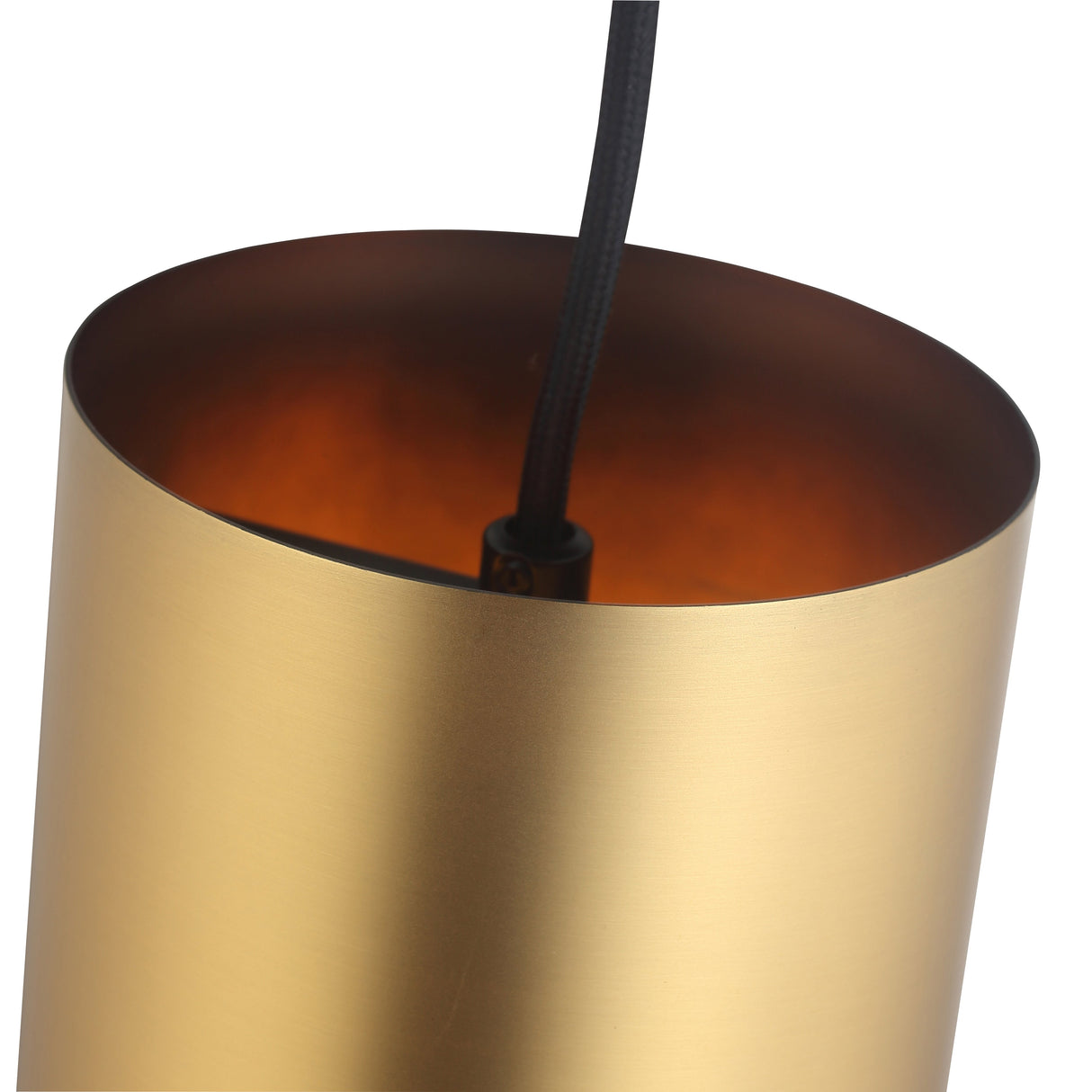 Big Tube Taklampa H27 Borstad Mässing-Lampconcept.se