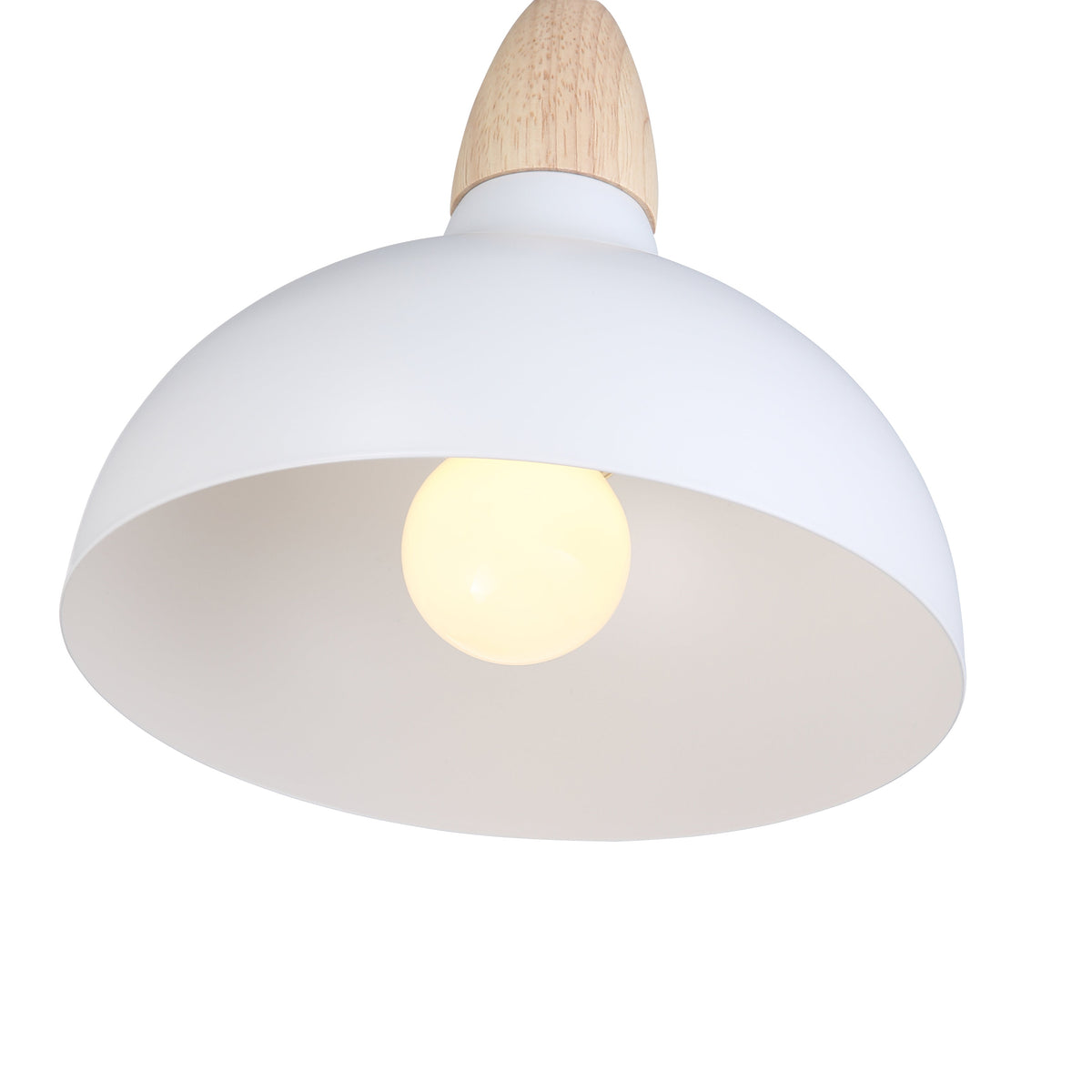 Oak Taklampa Ø19 Vit-Lampconcept.se