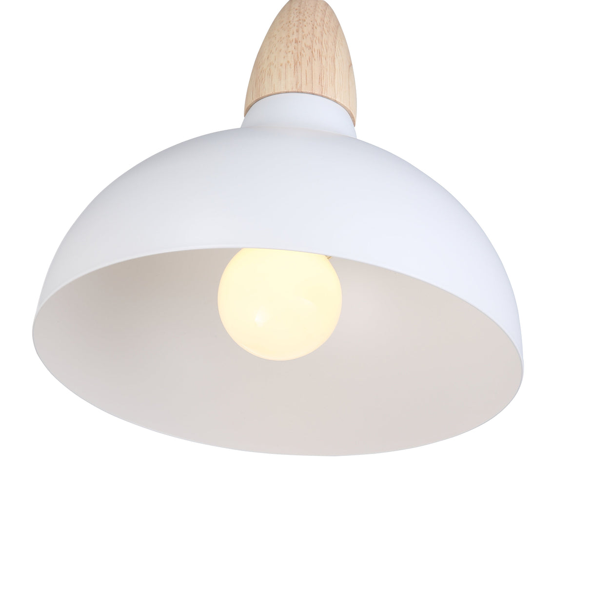 Oak Taklampa Ø19 Vit-Lampconcept.se