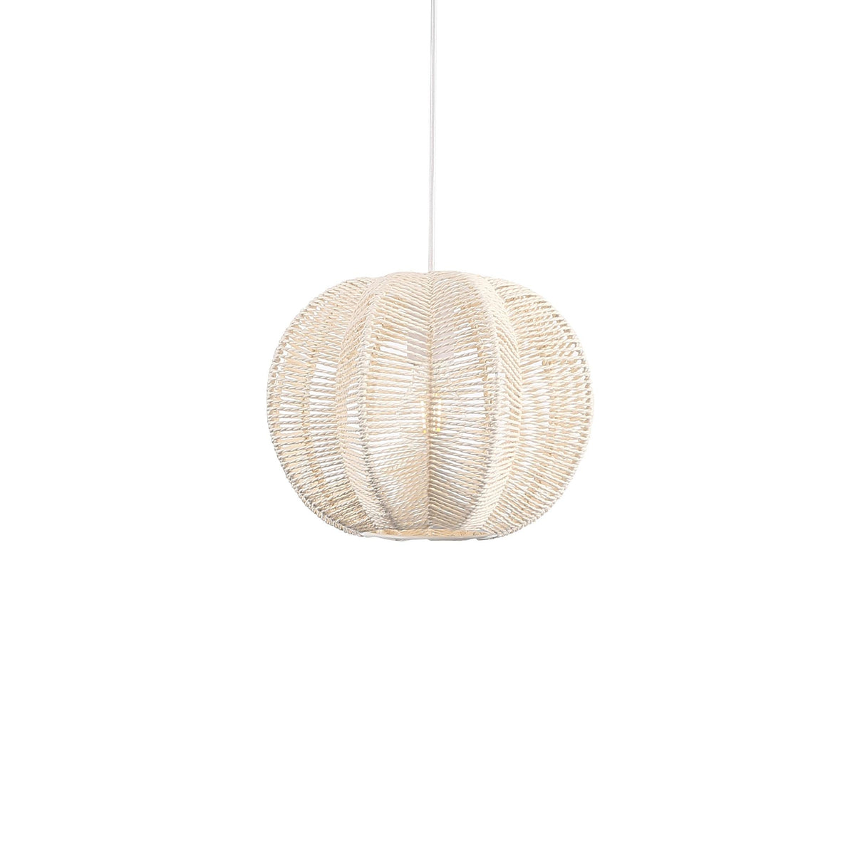 Tiva Braided Pendel Ø32 Raw White