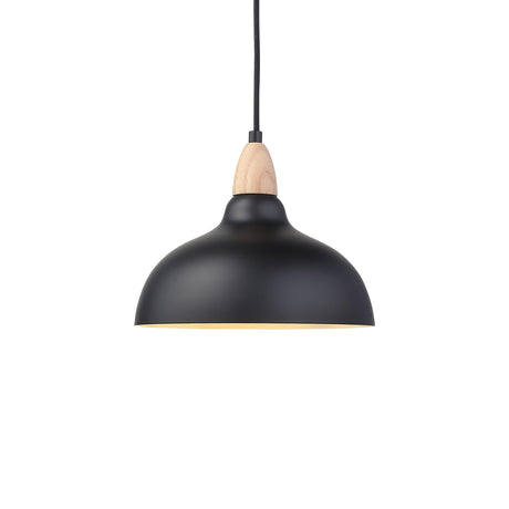 Oak Taklampa Ø24 Ljus Trä/Svart-Lampconcept.se
