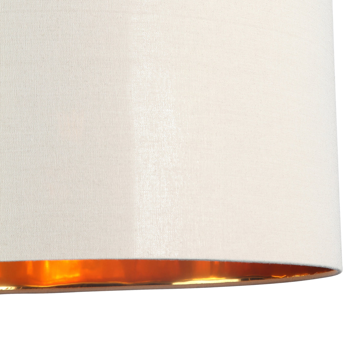 Drum Hanglamp Ø50 Linnen/Messing