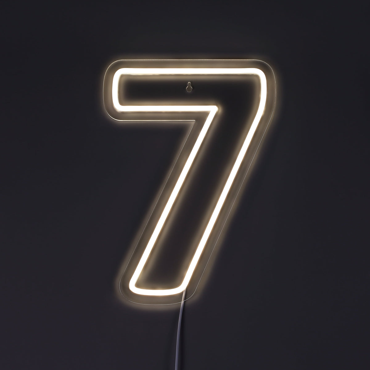 Cijfer 7 Neon Wandlamp