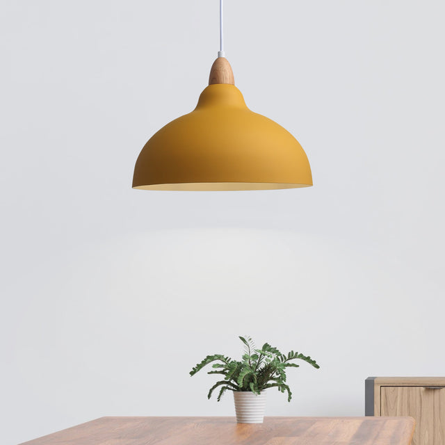 Oak Taklampa Ø35 Mustard-Lampconcept.se