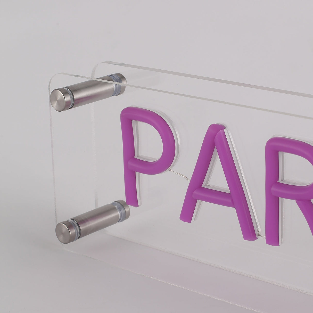 Paris LED Neon Box Tafellamp