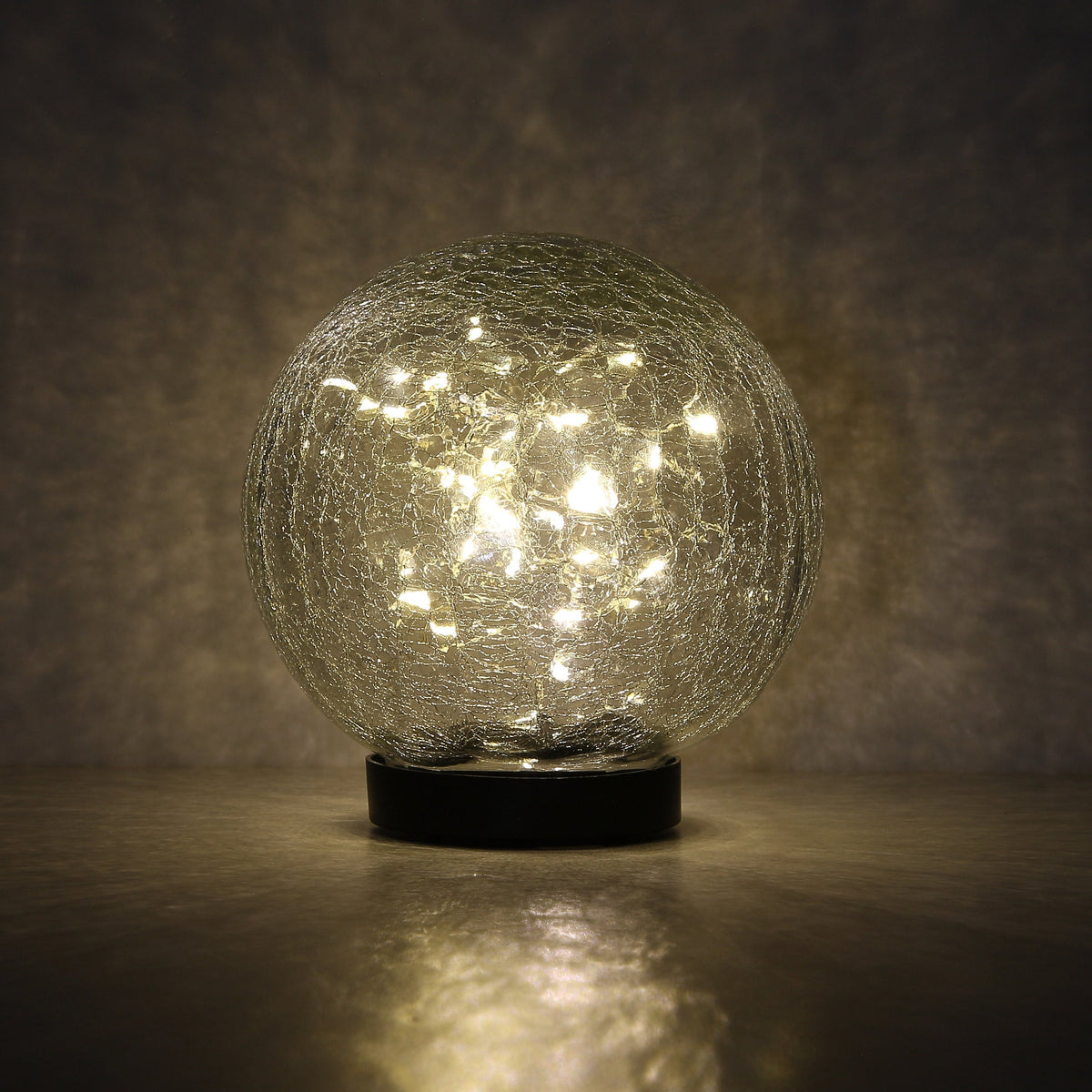 Solcelle Glasklot 15cm