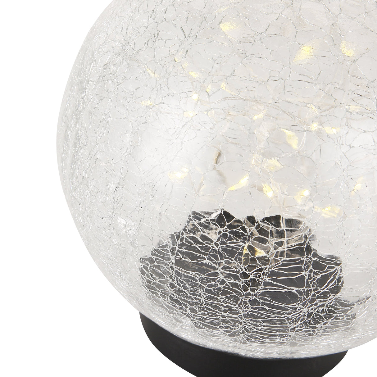 Solcelle Glasklot 15cm