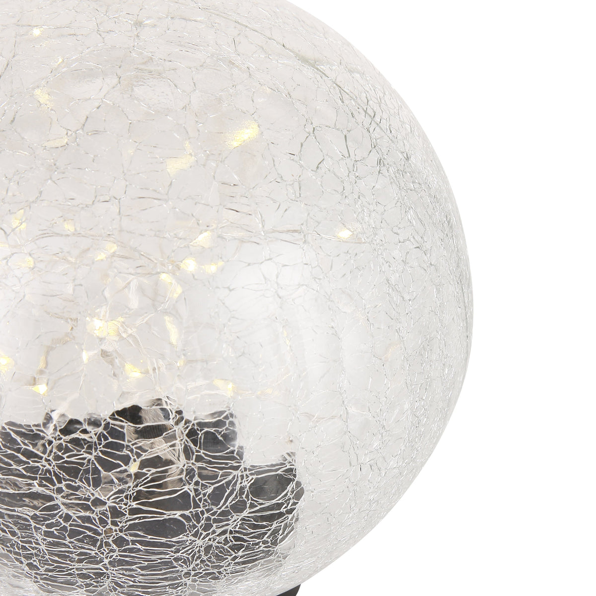 Solcelle Glasklot 15cm