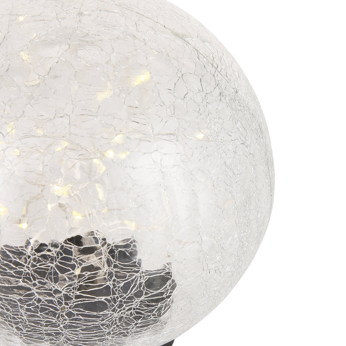 Solcelle Glasklot 15cm