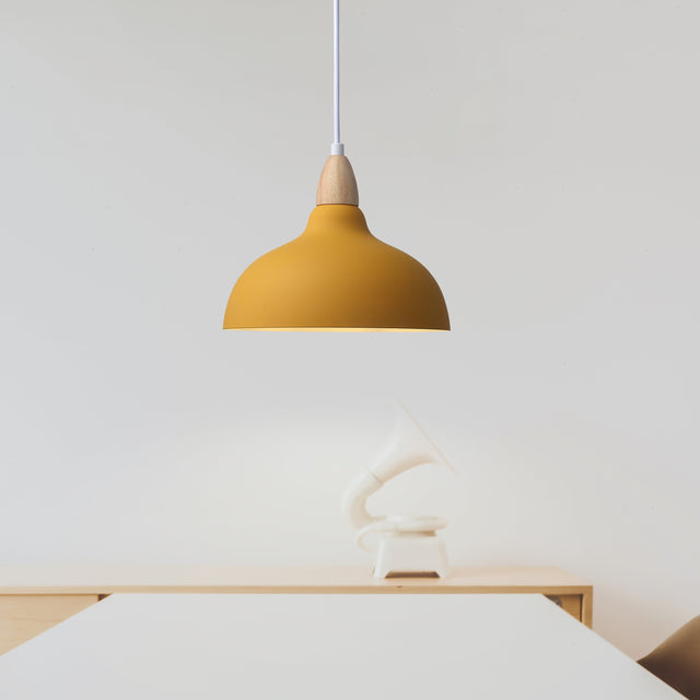 Oak Taklampa Ø24 Mustard-Lampconcept.se