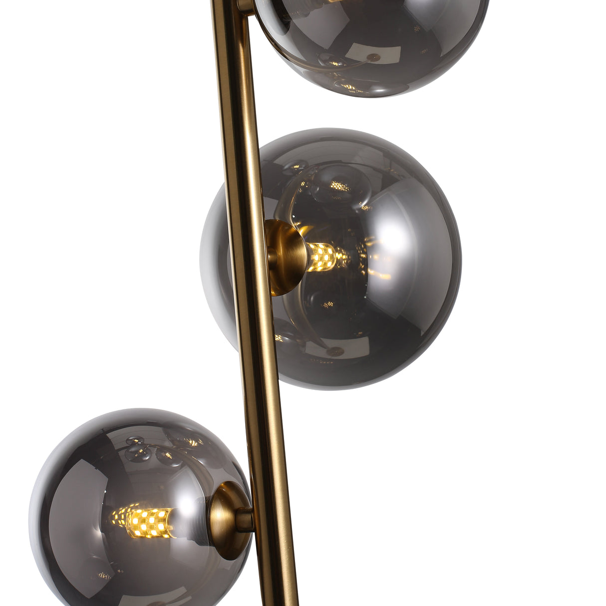 Valencia Vloerlamp Messing/Smoke