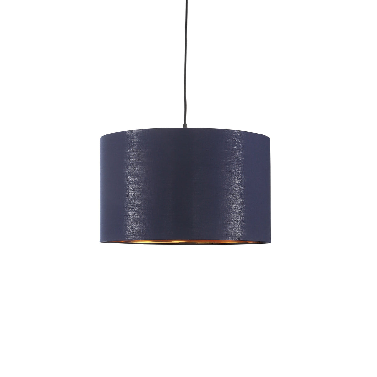 Drum  Hanglamp Ø40 Blauw/Messing