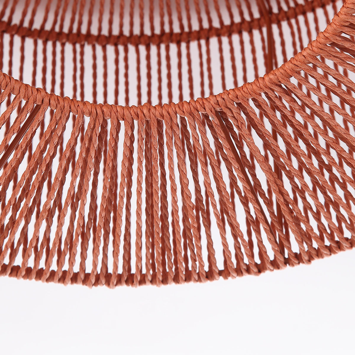 Braided Loftlampe Ø46 Earth Red