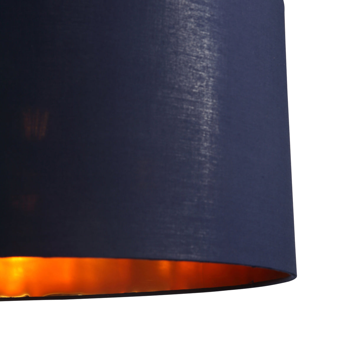 Drum Hanglamp Ø50 Blauw/Messing