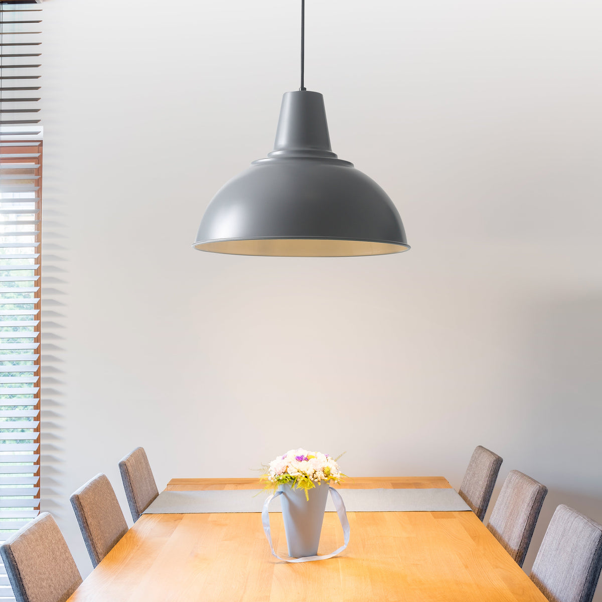 Casa Taklampa Ø41 Grå-Lampconcept.se