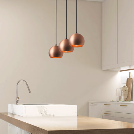 Mellow Taklampa Ø15 Borstad Koppar-Lampconcept.se