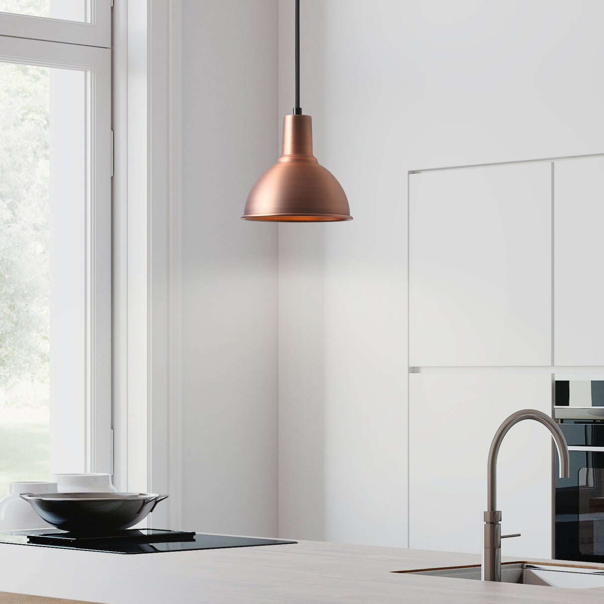 Cucina Taklampa Ø16 Borstad Koppar-Lampconcept.se