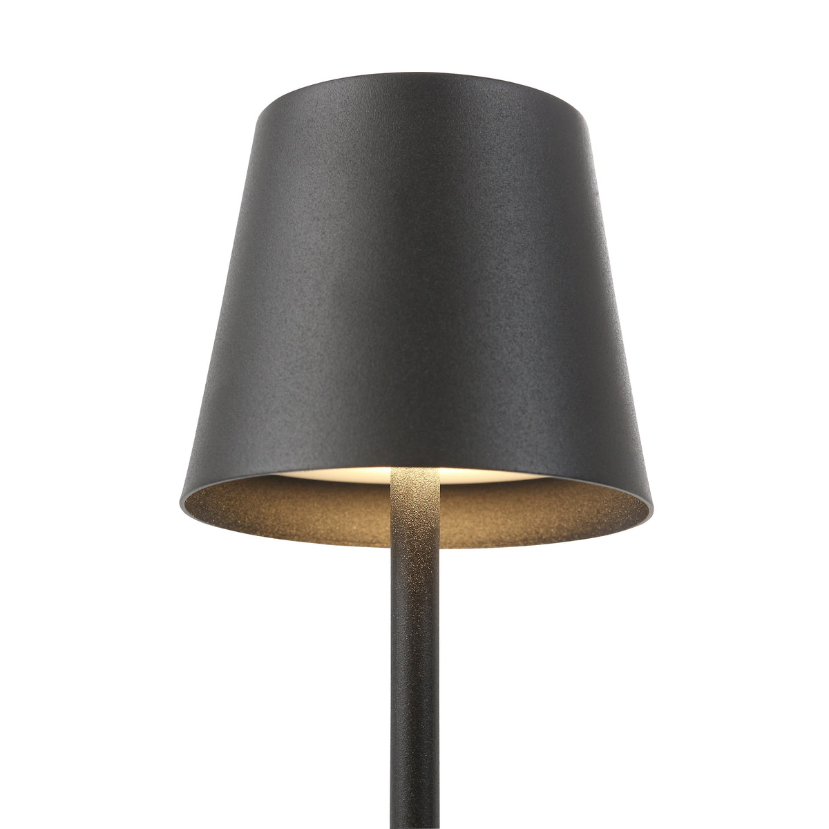 Garda Medium 30cm Sladdlös Svart-Lampconcept.se