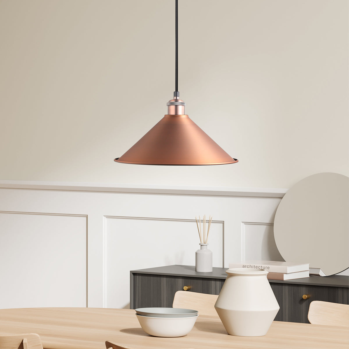 Coffee Hanglamp Ø30 Geborsteld Koper