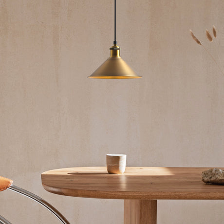 Coffee Taklampa Ø22 Borstad Mässing-Lampconcept.se