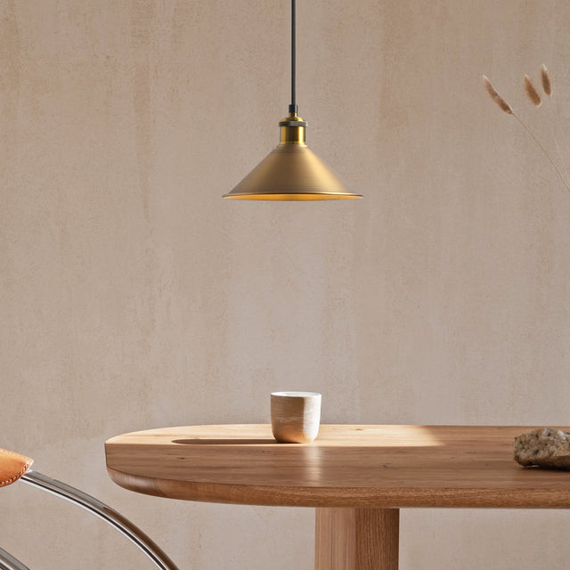 Coffee Taklampa Ø22 Borstad Mässing-Lampconcept.se