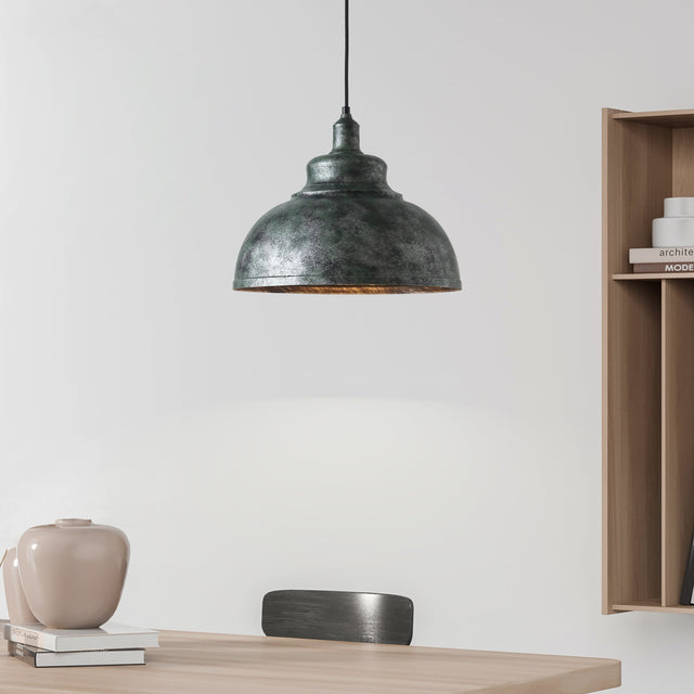 Norman Taklampa Ø40 Grön Marmorerad-Lampconcept.se