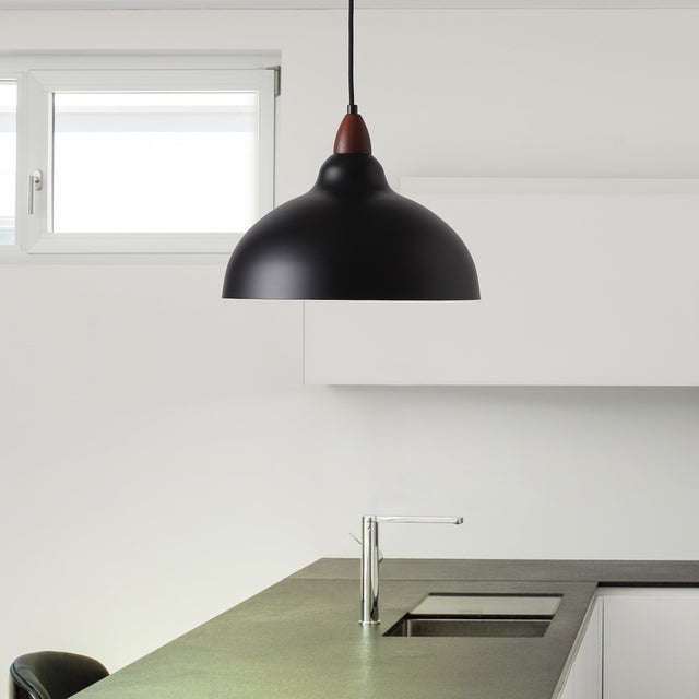 Oak Taklampa Ø35 Svart-Lampconcept.se