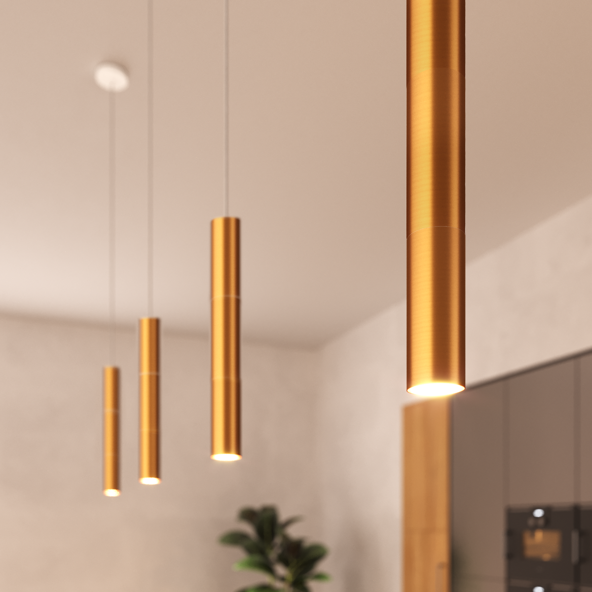 Creative Cables Tube XL Mässing-Lampconcept.se