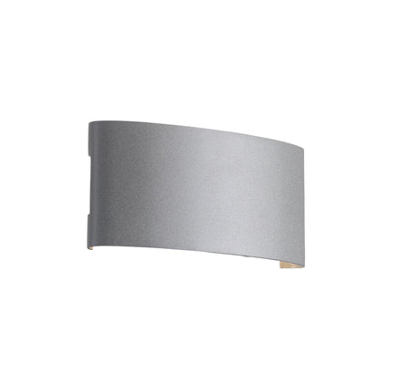 Ortelo 6W 17cm Vägglampa Utomhus Grå-Lampconcept.se