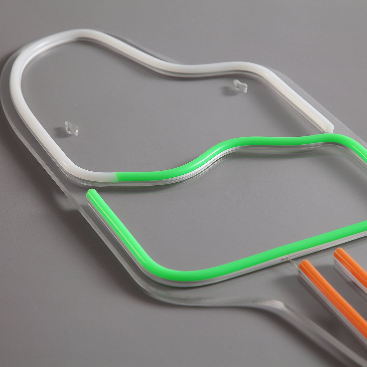 Ice Cream Neon Vägglampa Grön/Vit-Lampconcept.se