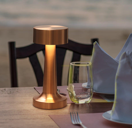 Verona LED Sladdlös Bordslampa Koppar-Lampconcept.se