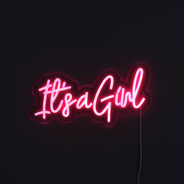Its a Girl Neon Vägglampa-Lampconcept.se