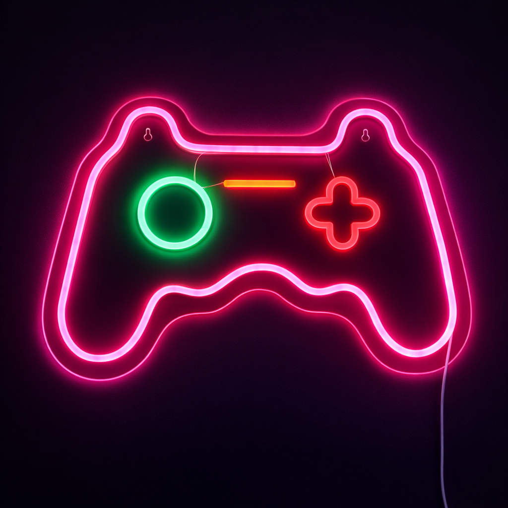 Joystick Neonskilt - TEST VARIANT
