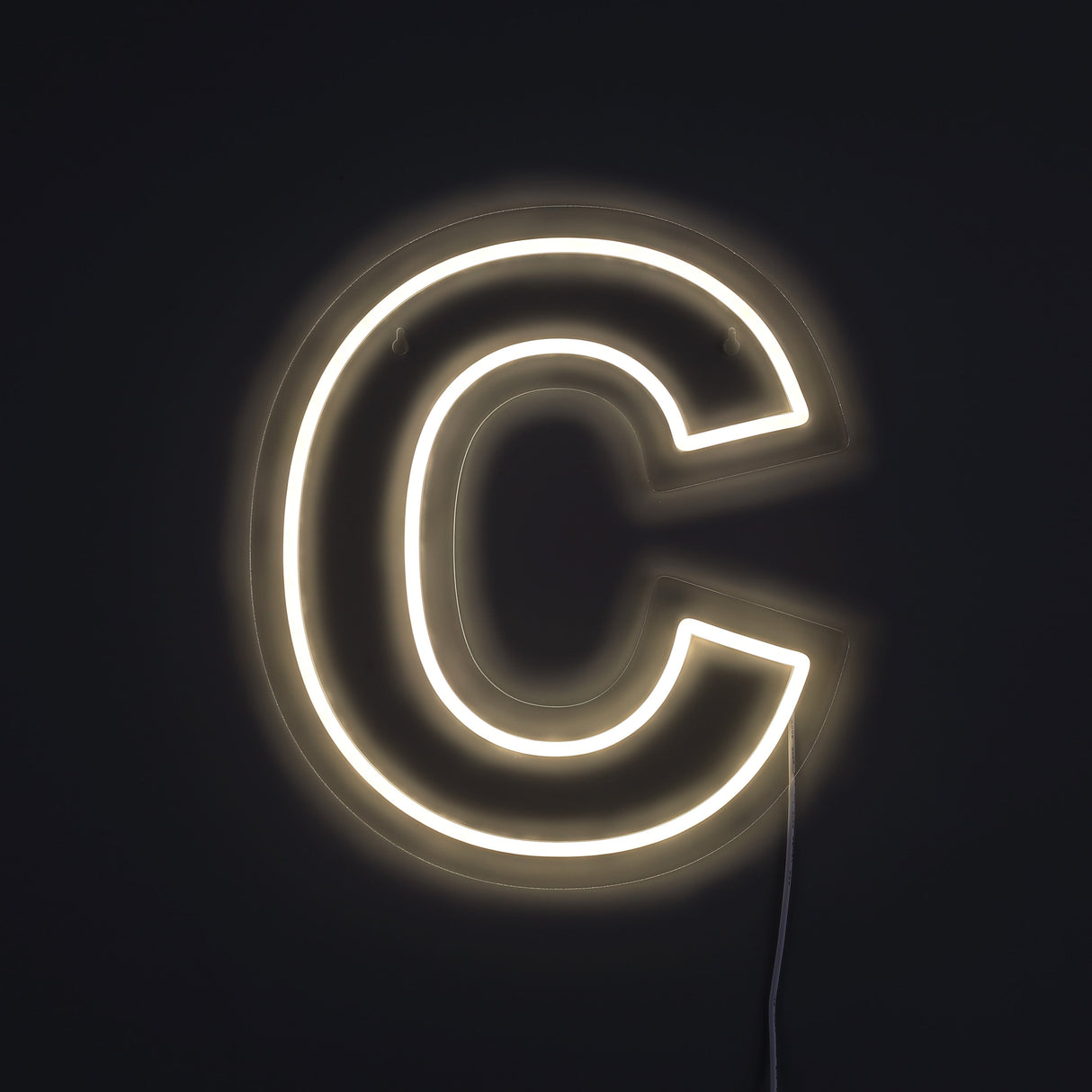 Letter C Neon Wandlamp