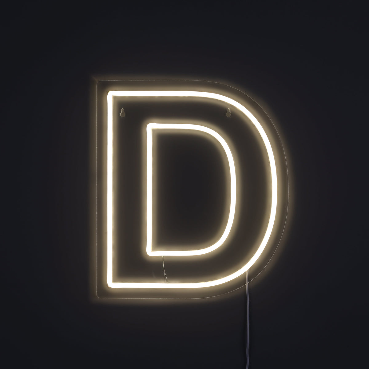 Letter D Neon Wandlamp