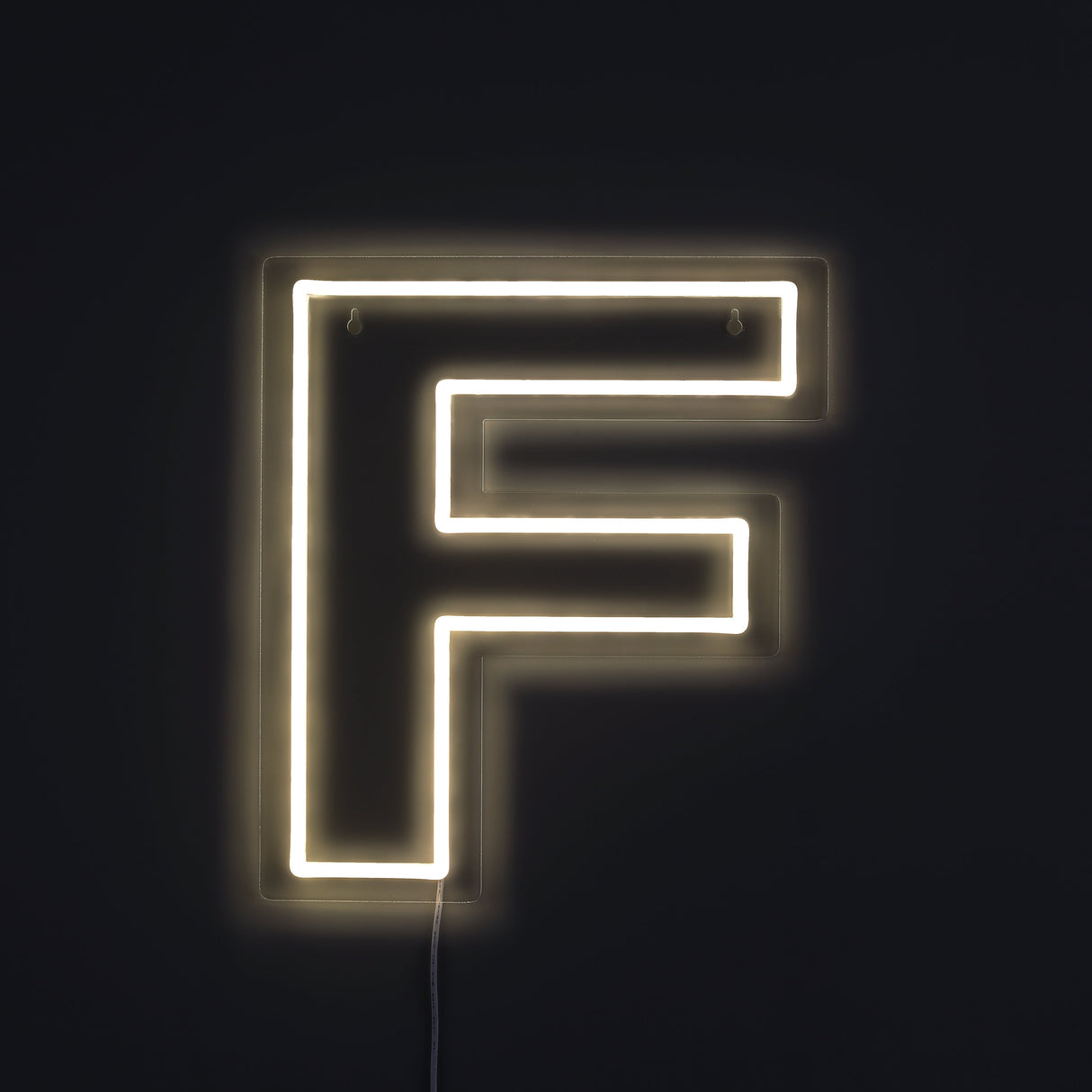 Letter F Neon Wandlamp