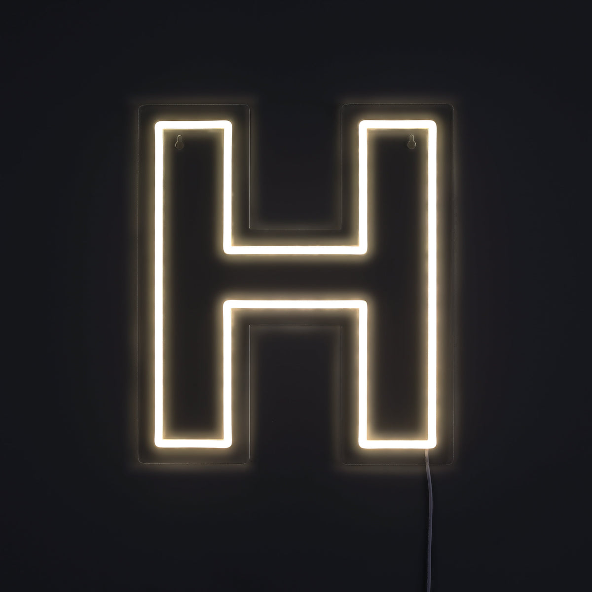 Letter H Neon Wandlamp