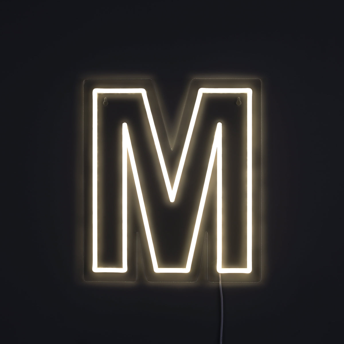 Letter M Neon Wandlamp
