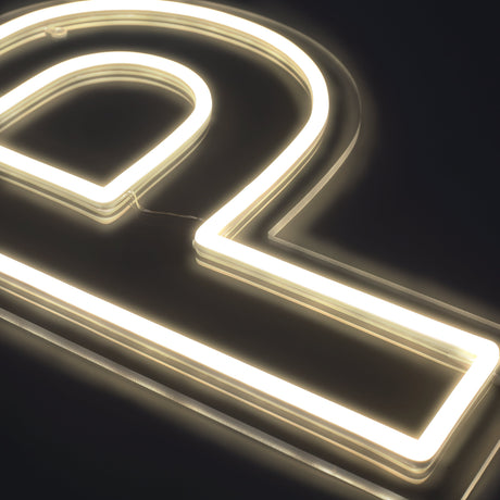 Letter P Neon Wandlamp