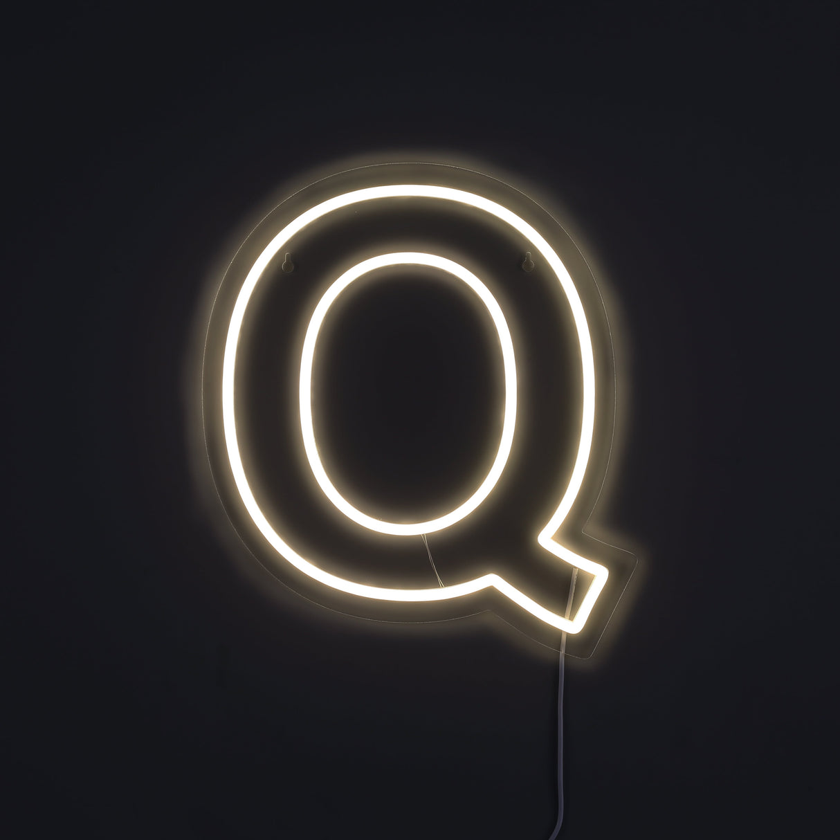 Letter Q Neon Wandlamp
