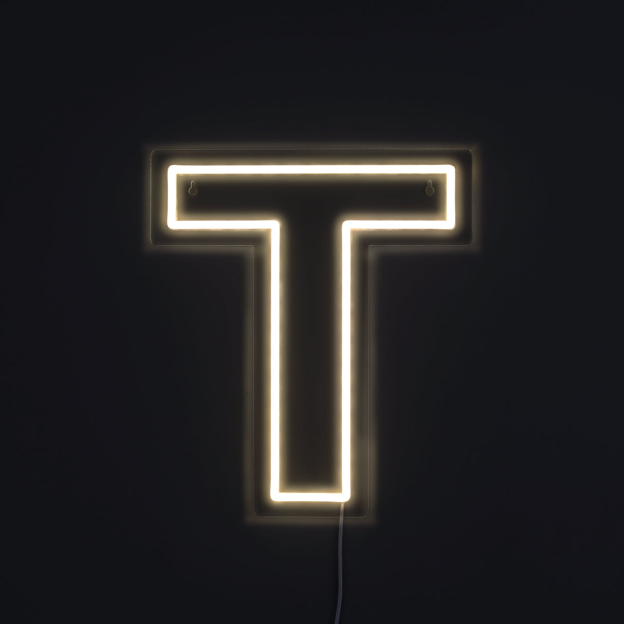 Letter T Neon Wandlamp