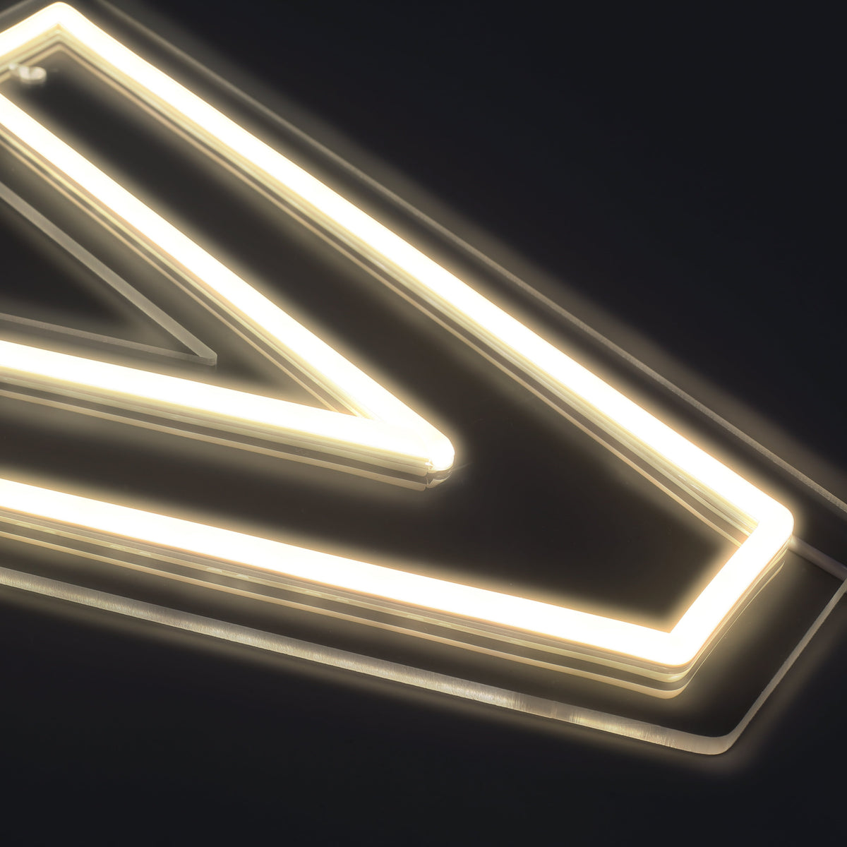 Letter V Neon Wandlamp