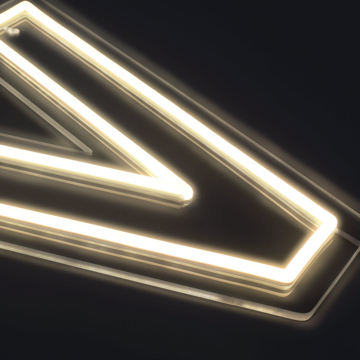 Letter V Neon Wandlamp