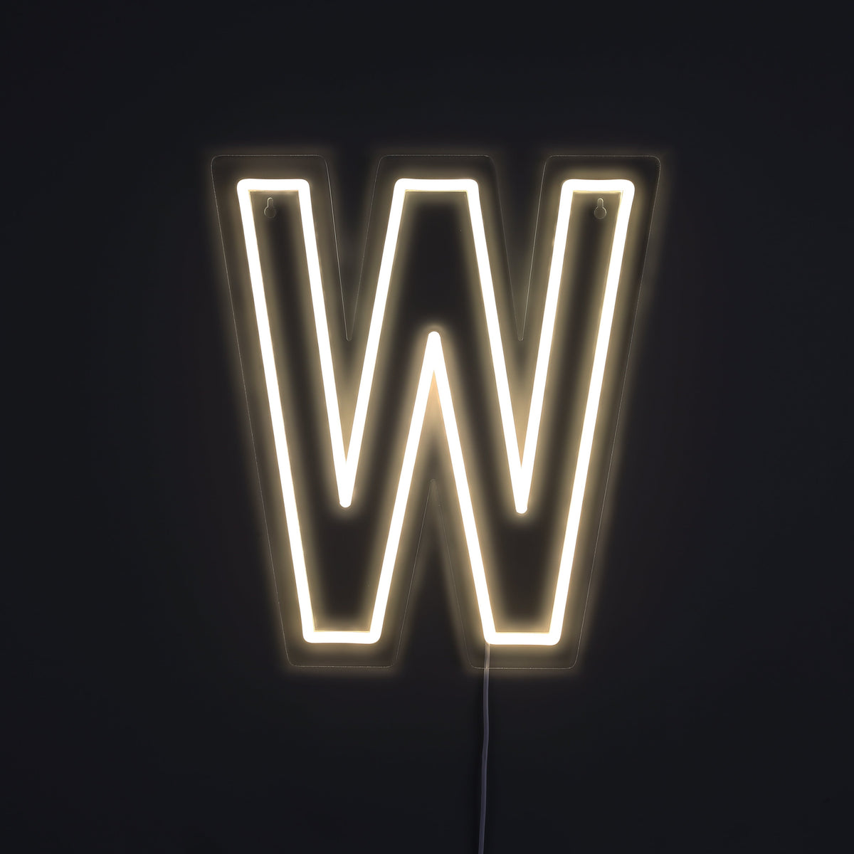 Letter W Neon Wandlamp