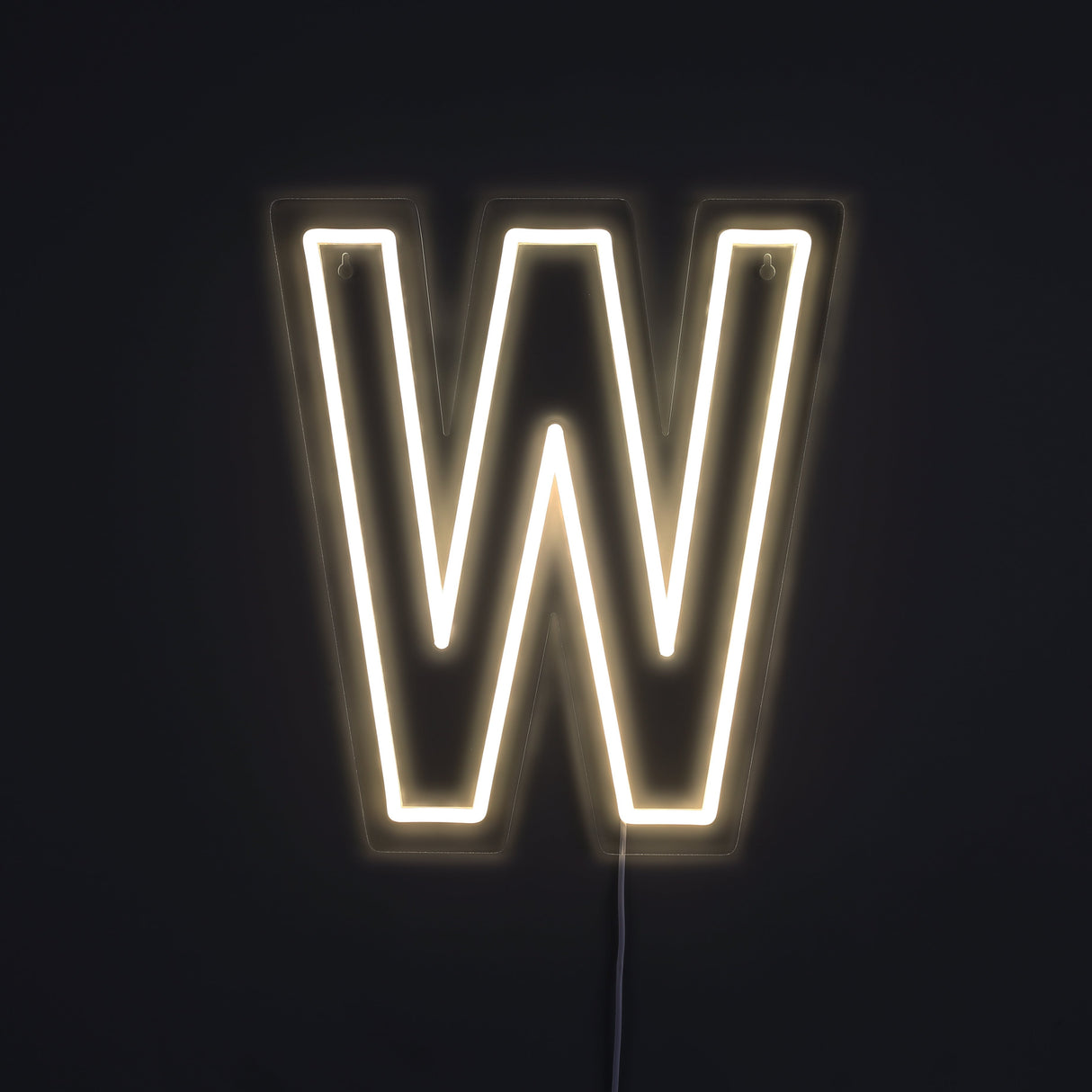 Letter W Neon Wandlamp