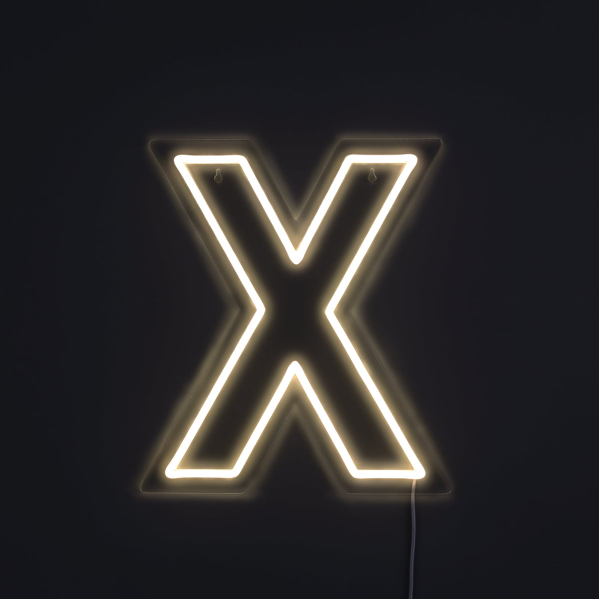 Letter X Neon Wandlamp