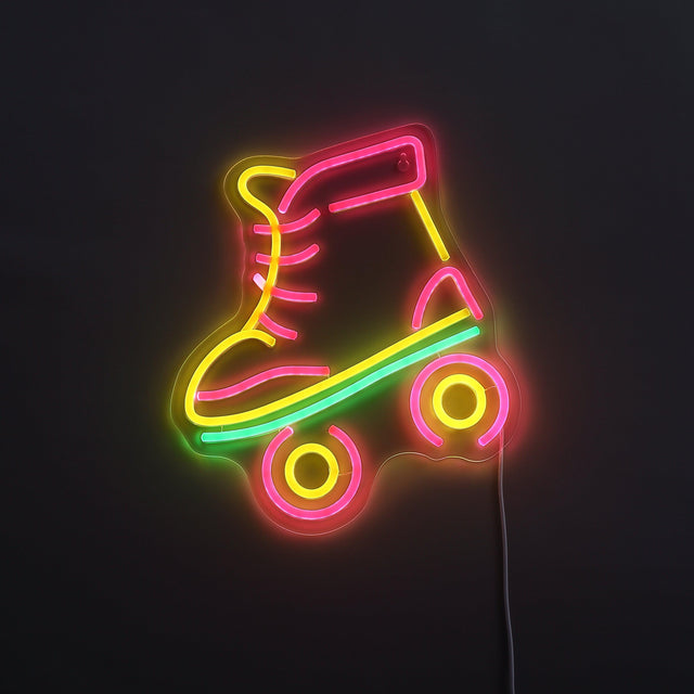 Roller Skates Neon Vägglampa-Lampconcept.se