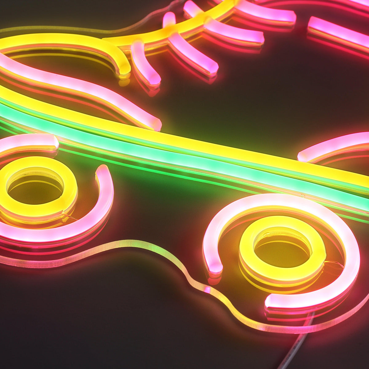 Roller Skates Neon Vägglampa-Lampconcept.se