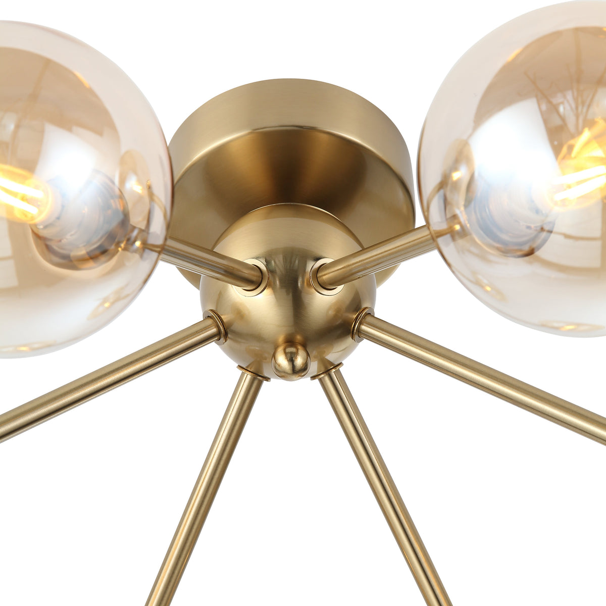 Lugano Plafondlamp Ø51 Amber