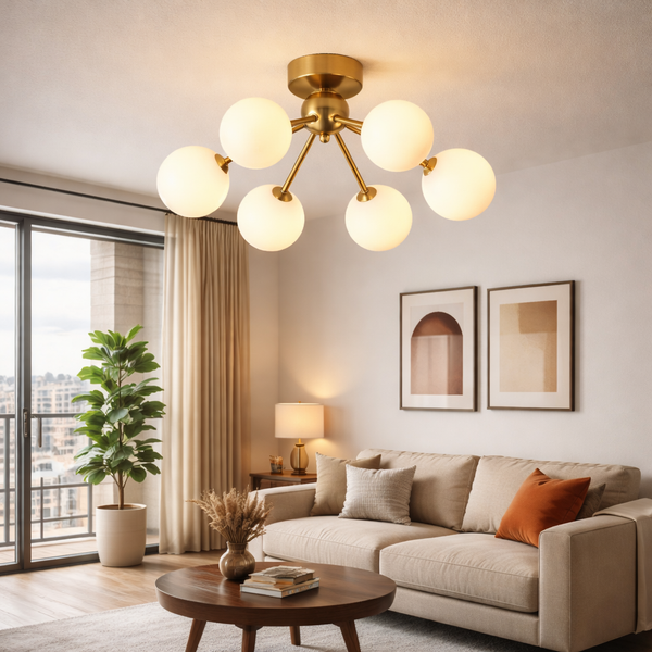 Lugano Plafondlamp Ø51 Opal